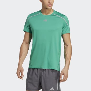 T-shirt Confident Engineered Verde Uomo Running