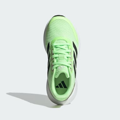 Children Sportswear Green RunFalcon 3 Lace Shoes