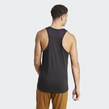 JOGAL Men's Mesh Fitted Sleeveless Muscle Tank Top