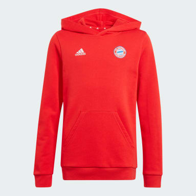 Kinderen Voetbal rood FC Bayern München Hoodie Junioren