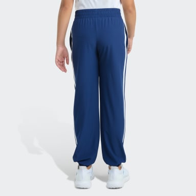 Elastic Waistband Woven 3-Stripe Pant
