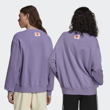 originals Purple V-데이 스웨터 (젠더 뉴트럴)