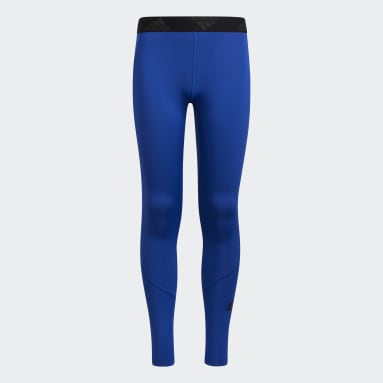 Youth Yoga Blue Techfit Tights