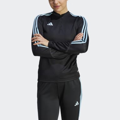 Sudadera entrenamiento Tiro 23 Club Negro Mujer Fútbol