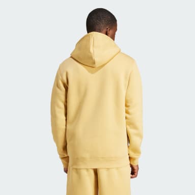 Adidas originals hoodie yellow hot sale