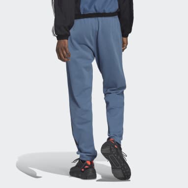 Men Lifestyle Blue adidas Rekive Placed Graphic Sweat Pants