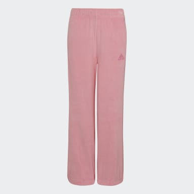 Dívky Sportswear růžová Kalhoty Lounge Velour Regular