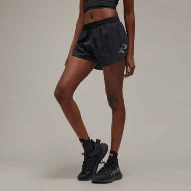 Women Lifestyle Black Y-3 AEROREADY Running Shorts