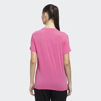 Women Training Pink WTR ICONS 3 STRIPES TEE