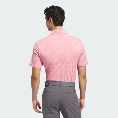 Men Golf Red Go-To Novelty Polo Shirt