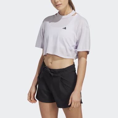 Women Running Purple Run Icons Made with Nature Running Tee