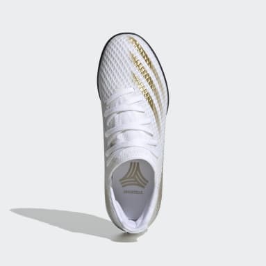 Girls Football White X Ghosted.3 Turf Boots