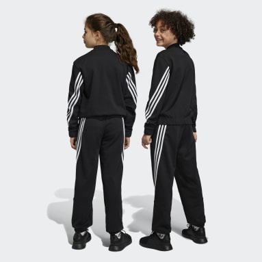 Kids Sportswear Black Future Icons 3-Stripes Tracksuit