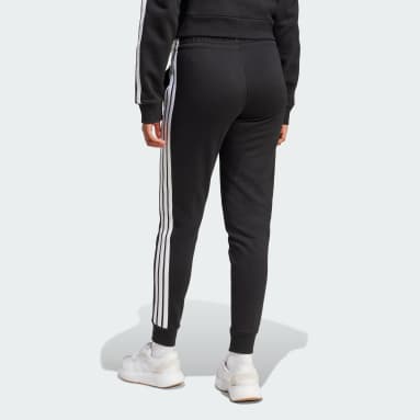 Essentials 3-Stripes Fleece Slim Pants