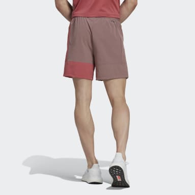 Heren Fitness En Training paars Training Colorblock Short