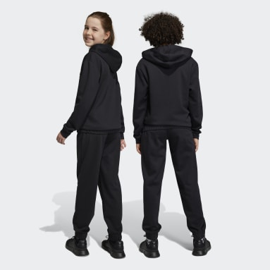 Kids Sportswear Black Future Icons Logo Track Suit