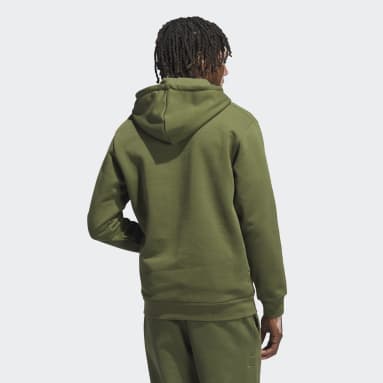 Sweat-shirt à capuche épais Shmoofoil vert Hommes Originals