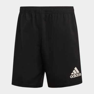 Mænd Rugby Sort 3-Stripes shorts