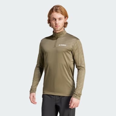 テレックス マルチ ハーフジップ 長袖Tシャツ