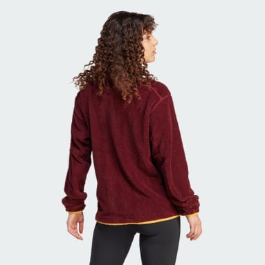Sudadera técnica Terrex XPLORIC High-Pile-Fleece Burgundy Mujer TERREX