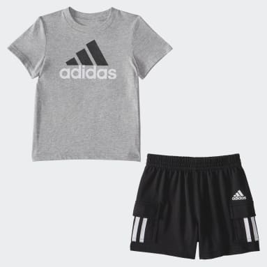 Infant & Toddler Sportswear Grey IB SSTEE CARGO SHORT SET