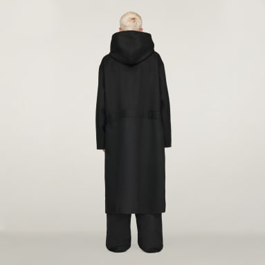 Abrigo sellado de tejido de lana melton Y-3