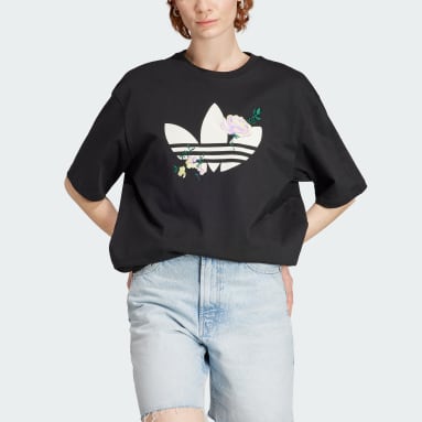 Remera adidas mujer negra hot sale