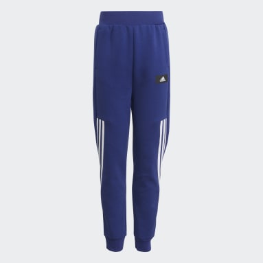 Jongens Sportswear Blauw Future Icons 3-Stripes Tapered-Leg Broek