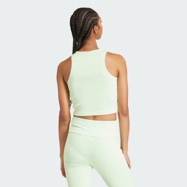 Women's Sportswear Green Essentials Rib Tank Top