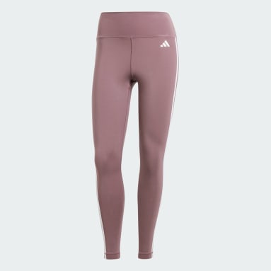 Train Essentials 3-Stripes High-Waisted 7/8 Leggings