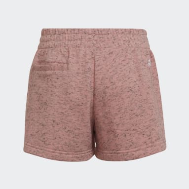 Mädchen Sportswear Future Icons 3-Streifen Loose Cotton Shorts Rosa