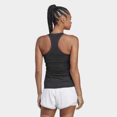 Playera sin Mangas Club para Tenis Negro Mujer Tennis