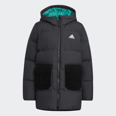 promedio Eléctrico toda la vida Chaquetas plumón - Negro - Niño | adidas España