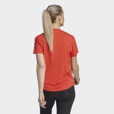 Playera Own the Run Rojo Mujer Running