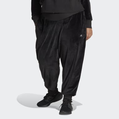 Women Sportswear Black Holidayz Cozy Velour Joggers (Plus Size)