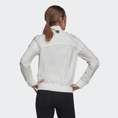 Γυναίκες Τρέξιμο Λευκό Primeblue Marathon Running Jacket