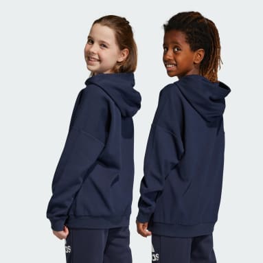 Kinderen Sportswear blauw Future Icons Logo Sweatshirt met Capuchon