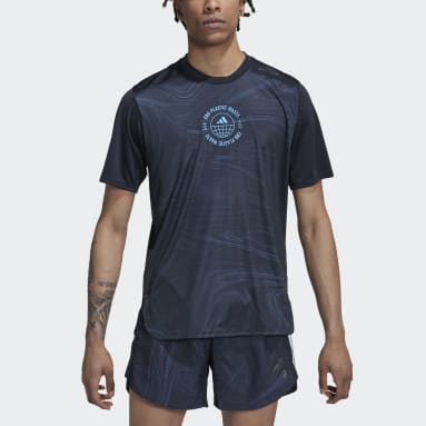 Remera Designed for Running for the Oceans Negro Hombre Running