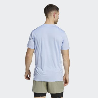 ผู้ชาย วิ่ง สีน้ำเงิน เสื้อยืด Confident Engineered