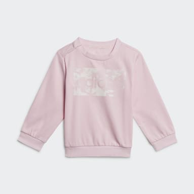 Kinder Sportswear adidas Essentials Sweatshirt Set Rosa
