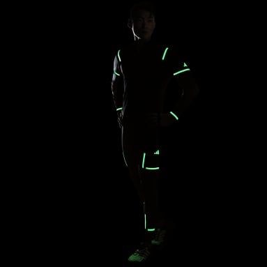 Mallas X-City Reflect At Night Negro Hombre Running