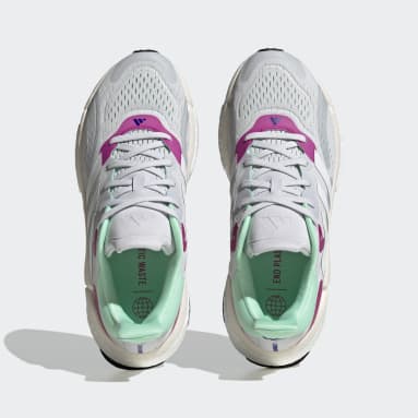 Women Running Grey Solarboost 4 Shoes