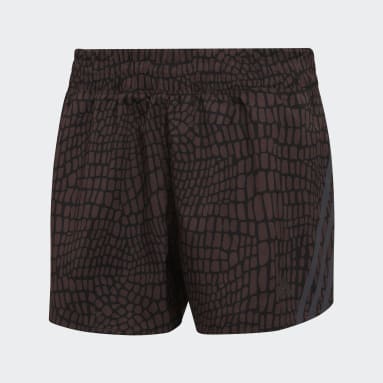 Shorts de Running Run Icons 3 Rayas Estampado de Cocodrilo