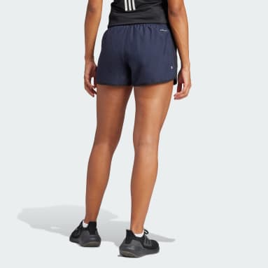 Women Running Blue Marathon 20 Period-Proof Shorts