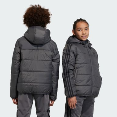 Chaqueta Adicolor Gris Niño Originals