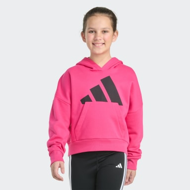 Long Sleeve Essential Big Logo Fleece Pullover Hoodie
