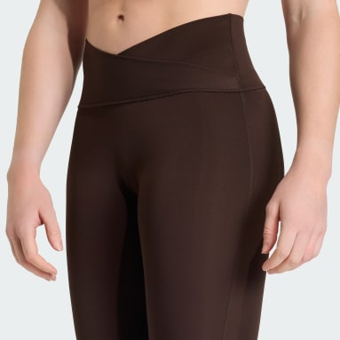 LEGGINGS COM PERNA À BOCA DE SINO X-OVER 3-STRIPES STUDIO ALL ME