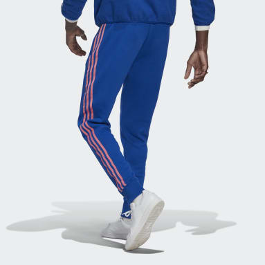 Calças de Algodão Denso Lifestyler da Juventus Azul Homem Futebol