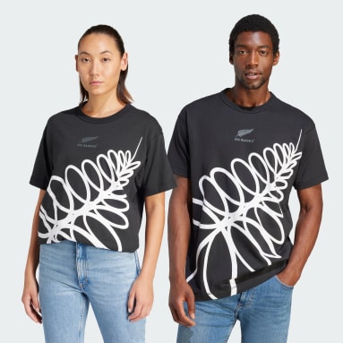 All Blacks Rugby Short Sleeve Lifestyle Tee (unisex) Svart