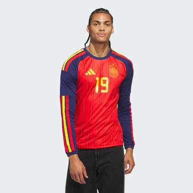 Spain 26 Home Yamal Long Sleeve Jersey